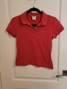 Lacoste  Coral-Red Short Sleeve Polo
